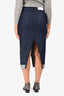 Erika Cavallini Denim Cut Out Pencil Skirt Size 42