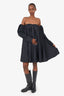 Calvin 205W39NYC Klein Black Off The Shoulder Dress Size 40