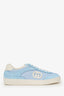 Gucci Baby Blue Mesh/Suede G75 Trainer Sneakers Size 38.5