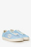 Gucci Baby Blue Mesh/Suede G75 Trainer Sneakers Size 38.5