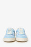 Gucci Baby Blue Mesh/Suede G75 Trainer Sneakers Size 38.5