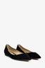 Jimmy Choo Black Suede Pointed Toe 'Alina' Flats Size 36
