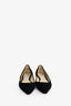Jimmy Choo Black Suede Pointed Toe 'Alina' Flats Size 36
