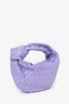 Bottega Veneta Purple Intrecciato Leather Mini Jodie