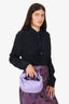 Bottega Veneta Purple Intrecciato Leather Mini Jodie