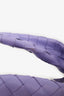 Bottega Veneta Purple Intrecciato Leather Mini Jodie