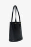 Louis Vuitton Black Epi Leather Petit Bucket Bag With Accessories Pochette