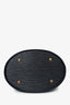 Louis Vuitton Black Epi Leather Petit Bucket Bag With Accessories Pochette