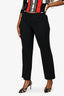 Barbara Bui Black Double Pocket Flare Pants Size 40