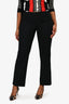 Barbara Bui Black Double Pocket Flare Pants Size 40