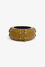 Burberry Green Leather Studded Bangle
