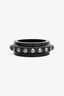Burberry Black Acyrlic Studded Logo Bangle