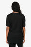 Fendi Black Cotton FF Logo T-Shirt Size L Mens