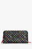 Louis Vuitton Black Multicolour Long Bi-fold Wallet