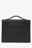 Hermès 2011 Black Box Leather Sac à Dépêches 27 Briefcase 'As Is'