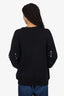 Dries Van Noten Black Crystal Embellished Sweater Size XS