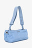 Ganni Blue Pillow Recycled Tech Fabric Mini Shoulder Bag