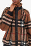 Burberry Lambeth Check Teddy Jacket Size 12