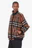 Burberry Lambeth Check Teddy Jacket Size 12