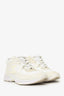 Pre-Loved Chanel™ White Suede CC Logo Sneakers Size 37.5
