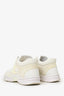 Pre-Loved Chanel™ White Suede CC Logo Sneakers Size 37.5