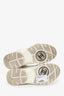 Pre-Loved Chanel™ White Suede CC Logo Sneakers Size 37.5
