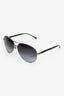 Pre-Loved Chanel™ Black Denim Detail Aviator Sunglasses