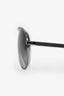 Pre-Loved Chanel™ Black Denim Detail Aviator Sunglasses