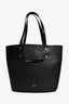 Chloe Black Leather Logo 'Aby' Tote Bag