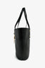 Chloe Black Leather Logo 'Aby' Tote Bag