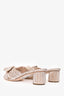 Loeffler Randall Champagne 'Emilia' Knot Sandals Size 10