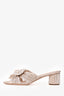 Loeffler Randall Champagne 'Emilia' Knot Sandals Size 10
