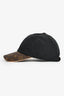 Louis Vuitton Black Monogram Brown Leather 'Get Ready' Baseball Cap Size M
