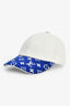 Louis Vuitton White/Blue Fabric Baseball Hat