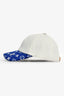 Louis Vuitton White/Blue Fabric Baseball Hat
