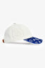 Louis Vuitton White/Blue Fabric Baseball Hat