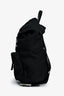 Prada Black Tessuto Nylon Double Buckle Backpack