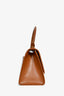Balenciaga Brown Leather Small Hourglass Bag with Strap