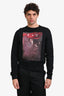 Off-White Black Cotton 'Caravaggio Painting' Crewneck Sweatshirt Size S Mens