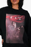Off-White Black Cotton 'Caravaggio Painting' Crewneck Sweatshirt Size S Mens