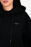 Off-White 2020 Black Cotton 'Shoelaces' Hoodie Size S Mens