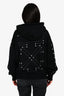 Off-White 2020 Black Cotton 'Shoelaces' Hoodie Size S Mens