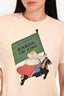 Lanvin Beige Cotton 'Babar' Printed Short Sleeves T-Shirt Est. Size S Mens