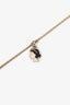 Pre-Loved Chanel™ Black Plastic Coco Chanel Pearl Tag Necklace