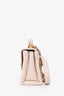 Pre-Loved Chanel™ 2020 Beige Lambskin Mini Top Handle Bag with Quilted Gold Hardware