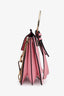 Chloe Pink Leather/Suede Mini Faye Crossbody