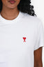 Ami White Ami de Cœur T-Shirt Est. Size S/M