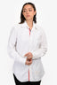 Thom Browne White Cotton Shirt Dress Est. Size S