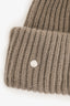 Hermès Taupe Cashmere/Mohair Ribbed Toque