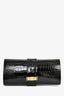 Hermes 2016 Black Alligator 'Medor' 23 Clutch